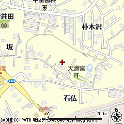 青森県八戸市新井田石橋周辺の地図