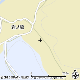 青森県三戸郡五戸町豊間内岩ノ脇沢周辺の地図