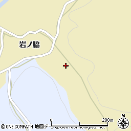 青森県五戸町（三戸郡）豊間内（岩ノ脇沢）周辺の地図