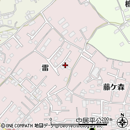 青森県八戸市中居林雷18周辺の地図