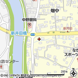 青森県八戸市新井田横町40周辺の地図