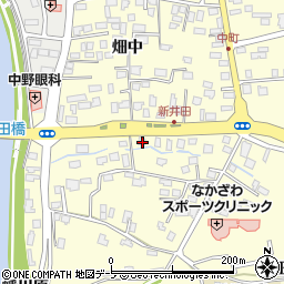 青森県八戸市新井田横町35周辺の地図
