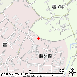 青森県八戸市中居林藤ケ森11-3周辺の地図