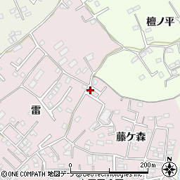 青森県八戸市中居林藤ケ森11-19周辺の地図