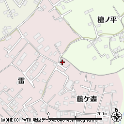 青森県八戸市中居林藤ケ森11-2周辺の地図