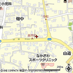 青森県八戸市新井田横町14-3周辺の地図