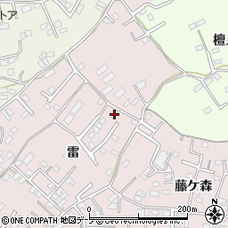 青森県八戸市中居林雷17周辺の地図
