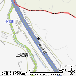 青森県平川市碇ヶ関古懸沢田館岸周辺の地図
