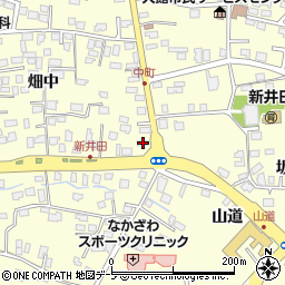 青森県八戸市新井田横町18周辺の地図