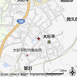 青森県八戸市糠塚蟹沢17-6周辺の地図