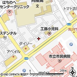 ハッピー調剤薬局　八戸田向店周辺の地図