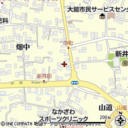 青森県八戸市新井田中町44周辺の地図