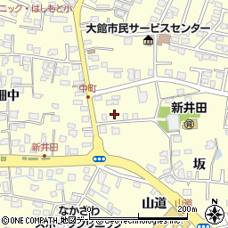青森県八戸市新井田中町1周辺の地図