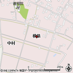 青森県八戸市田面木横俵周辺の地図