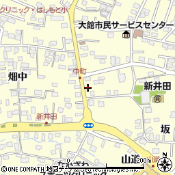 青森県八戸市新井田中町3周辺の地図