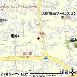 青森県八戸市新井田中町40周辺の地図