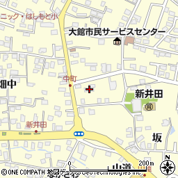 青森県八戸市新井田中町4周辺の地図