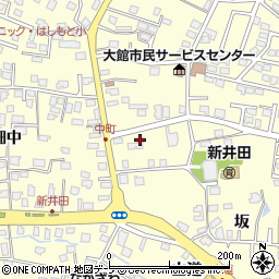 青森県八戸市新井田中町5周辺の地図