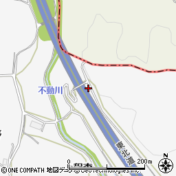 青森県平川市碇ヶ関古懸舘ノ平周辺の地図