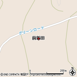 青森県三戸郡五戸町倉石中市前新田周辺の地図