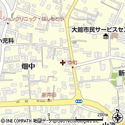 青森県八戸市新井田中町37周辺の地図