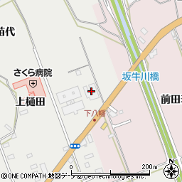 青森県八戸市八幡下樋田1-4周辺の地図