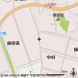 青森県八戸市田面木中村周辺の地図