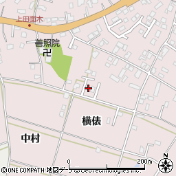 青森県八戸市田面木横俵3-11周辺の地図