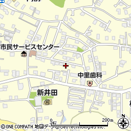 青森県八戸市新井田常光田周辺の地図