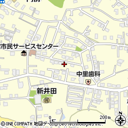 青森県八戸市新井田（常光田）周辺の地図