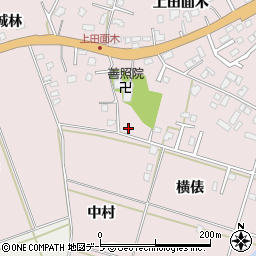 青森県八戸市田面木横俵1周辺の地図