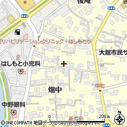 青森県八戸市新井田古館7周辺の地図