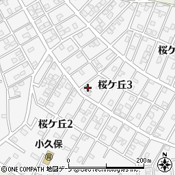 青森県八戸市桜ケ丘周辺の地図