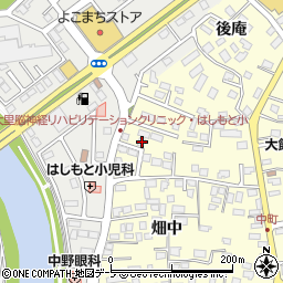青森県八戸市新井田古館11周辺の地図