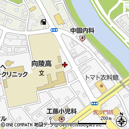 八戸田向郵便局周辺の地図