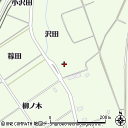 青森県八戸市櫛引（沢田）周辺の地図
