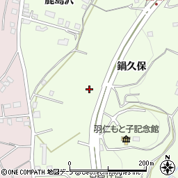 青森県八戸市沢里鍋久保38周辺の地図