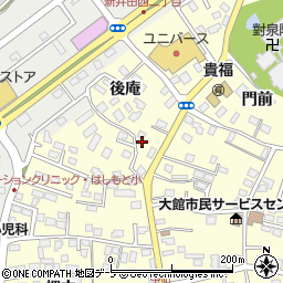 青森県八戸市新井田中町23周辺の地図