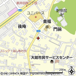 青森県八戸市新井田中町18周辺の地図