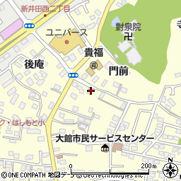 青森県八戸市新井田中町17周辺の地図