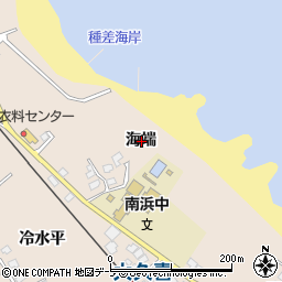 青森県八戸市鮫町海端周辺の地図
