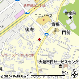 青森県八戸市新井田中町21周辺の地図