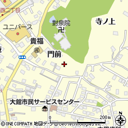 青森県八戸市新井田門前周辺の地図