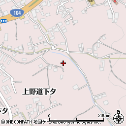 青森県八戸市田面木神明沢周辺の地図