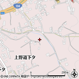 青森県八戸市田面木（神明沢）周辺の地図