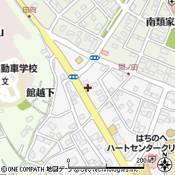 青森県八戸市田向荒屋敷周辺の地図