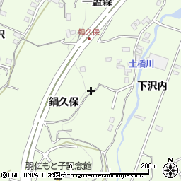 青森県八戸市沢里鍋久保33-4周辺の地図