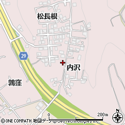 青森県八戸市田面木松長根3周辺の地図