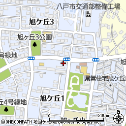 青森銀行旭ヶ丘中央支店周辺の地図