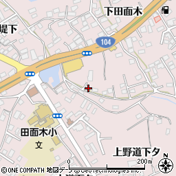 青森県八戸市田面木赤坂49周辺の地図